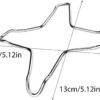 Yzdysg 2pcs Gaskocher Stützregal Brenner Stand Camping Eisenofen Ringe Kleine Töpfe Ständer Trivet Ständer Für Küchenkochen