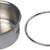 Pet Bird Food Feeding and Drinking Hanging Cup Clamp Holder Stainless Steel Hanging Bowl for Parrot Macaw African Greys Budgies Parakeet Cockatiels Conure Lovebirds Finch Pigeon Cage