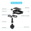 b42040a33be7cb78 Dual Expander Adjustable for 360°Rotating Multifunctional Car Seat Cup Snack Tray Drink Holder