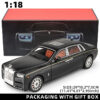 1:18 Rolls-Royce Phantom Car, Zinc Alloy Pull Back Toy Diecast Car with Sound and Light, Realistic Modeg Model Toy111