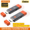 Wireless HDMI Video Transmitter and Receiver Extender kit Stick Dongle Adapter For PC Camera Laptop To Projector Monitor TV