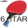 b45b9e17be3a7bd9 LOKI 9 Star Table Tennis Racket Professional 5+2 Carbon Ping Pong Paddle 6/7/8/9 Star Ultra Offensive with Sticky Rubbers