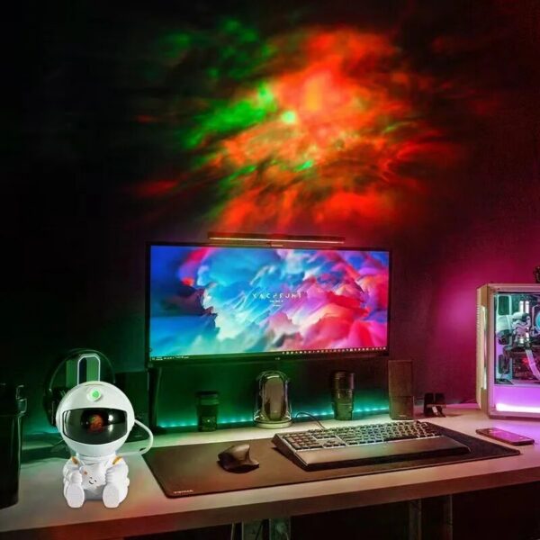 Astronaut Starry Sky Full of Stars Ambient Spaceman Laser Nebula Water Ripple Bedroom Projection Light