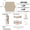 10‘ x 13’ Rainfly Fits for 6-8 People, Waterproof and Ultralight Survival Tent Shelter Awning Sunshade Cloth,Easy Set-Up Camping