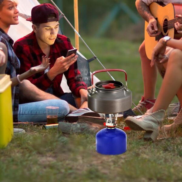 Rucksack- Und Campingkocher,Campingkocher Rucksackkocher | Rucksackkocher Tragbarer Faltbarer Campingkocher,Piezo-Zündungs-Kochausrüstung, Winddichter Wanderkocher Für Den Außenbereich