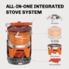 b48ce7edeb140348 Fire-Maple Fixed Star X2 Backpacking and Camping Stove System Outdoor Propane Camp Cooking Gear Portable Pot Jet Burner Set Ideal for Hiking, Trekking, Fishing, Hunting Trips and Emergency Use