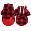b4953ab3500d7d22 Winter Warm Pet Clothes Soft Wool Dog Hoodies Outfit For Small Dogs Chihuahua Pug Sweater Clothing Puppy Cat Coat Jacket