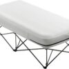 b4a26712103562b9 VEVOR Air Mattress with Frame, Inflatable 2 Person Camping Cot with Built-in Pump, Portable Folding Air Beds Supports 600 lbs, Blow Up Bed for Guests Camping Travel Indoor & Outdoor Use