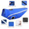 b4a5156a36c3bc0f Waterproof Clothes for Large Dogs Winter Warm Big Jackets Padded Fleece Pet Coat Safety Reflective Design Dog Clothing
