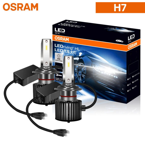 b4cf57881edf916b OSRAM LEDriving YLZ HL H7 H4 LED Car Headlight H1 H8 H11 H16 HB3 HB4 HIR2 9012 12V 6000K Super Bright White Lamps Auto Bulb 2pcs