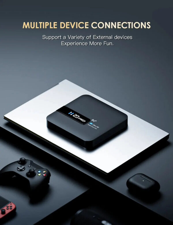 b4e058218c82dacb HONGTOP H20PRO Smart TV Box WiFi6 Android 10 6K 4K 3D Media Player TV Box Android 2.4G&5G WIFI Very Fast 1080P Set Top Box