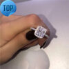 b4e854df8a3e0fdc choucong Promise Ring sterling Sier Cushion cut 3ct Diamond Engagement Wedding Band Rings For Women men Jewelry