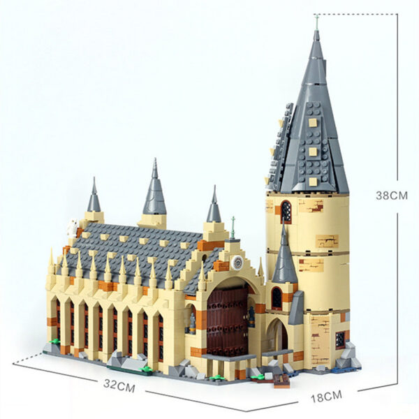 b4f0c1cab393dcbd In Stock Great Hall Castle Building Compatible 75954 DIY Model Blocks Bricks Movie Children's Toy Birthday Christmas Gifts
