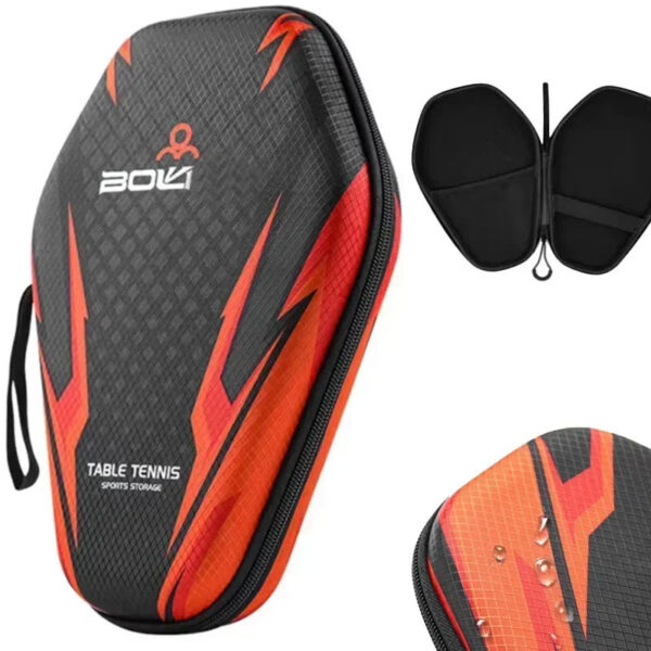 b4f88f464e2af8f8 6 Star Table Tennis Racket 2PCS Professional Ping Pong Racket Set Pimples-in Rubber Hight Quality Blade Bat Paddle with Bag