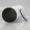 20oz Sublimation Skinny Tumblers Straight Blanks Stainless Steel Coffee Mugs With Lid and Plastic Straw Sippy Cups CYZ3218