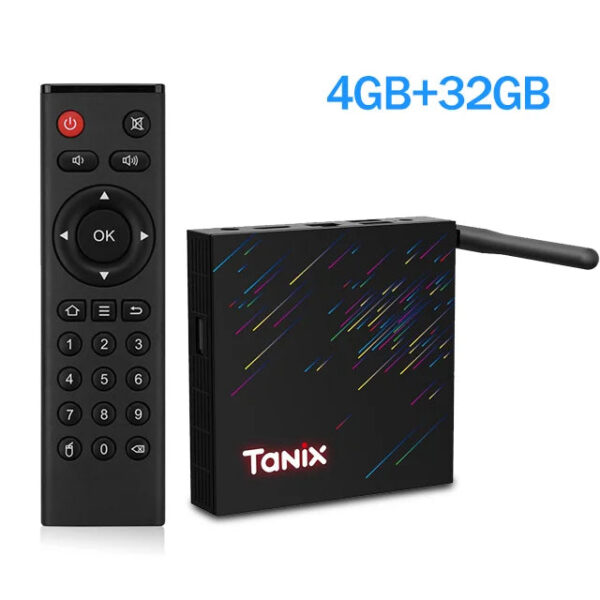 Tanix TX68 TV Box Android12 Allwinner H618 2GB/4GB RAM 16GB 32GB/64GB BT AVI 3D 2.4G&5G Wifi 4K HDR Media Player Set Top Box