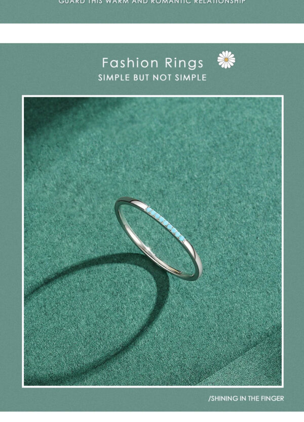 Modian High Quality Turquoise Vintage Ring 100% Real 925 Sterling Silver Exquisite Finger Rings For Women Statement Jewelry Gift