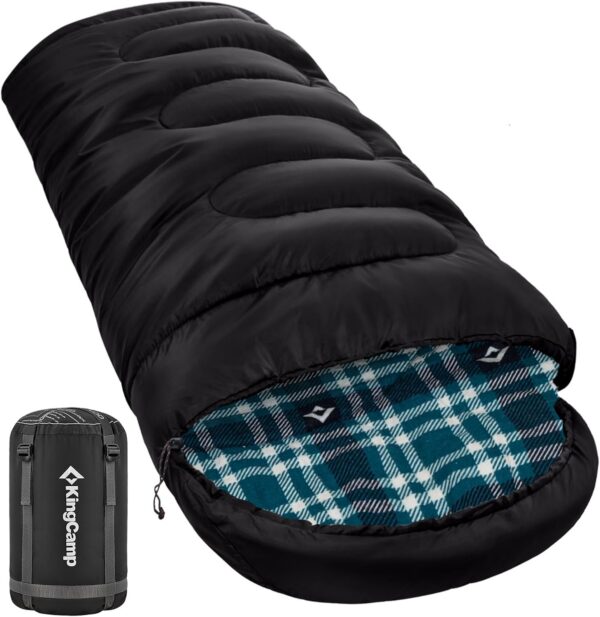 b54fa373d948820d KingCamp Outdoor Sleeping Bag Warm Portable Lightweight 3-4 Seasons Camping Sleeping Bag 300g/400g Filling for Adults