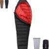 QEZER Winter Sleeping Bag for Adults,Lightweight Down Sleeping Bag [1260g/1560g ] 0°C bis -20°C for 4 Season Backpacking,Hiking,Camping and Mountaineering Outdoor with 660 FP Duck Down