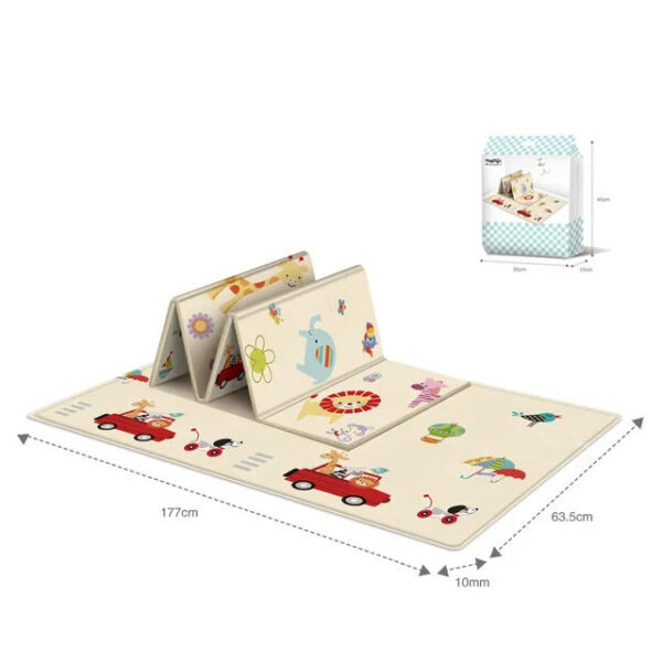 Portable Waterproof Foldable Play Home Travel Baby Mat for Activities, Camping and Beach
