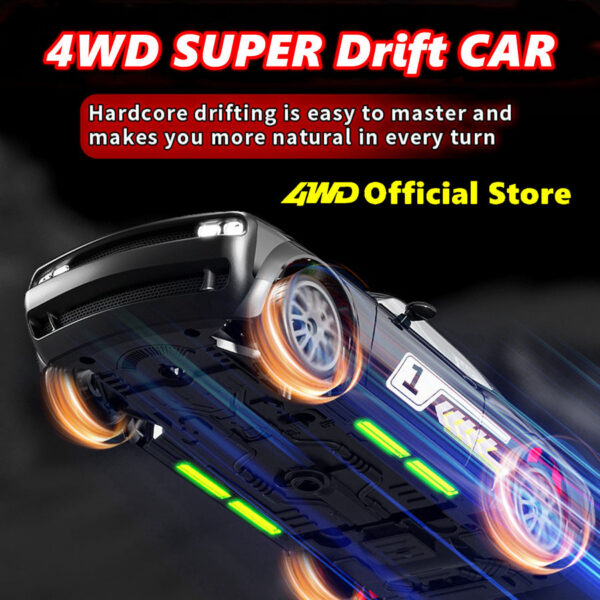 4WD Super Drift Remote Control RC Truck RTR Radio GTRPRO 4x4 Racing Car AE86PRO Toys for Children Kid Adult Christmas Gift