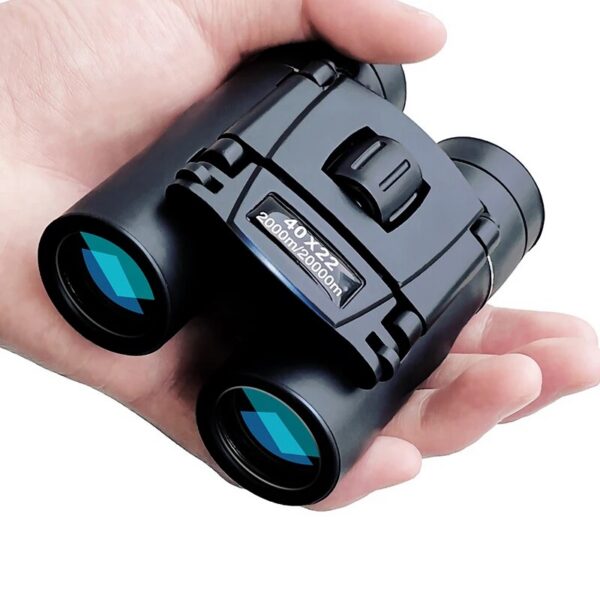 b5627be7529762d7 40x22 HD Powerful Binoculars 2000M Long Range Folding Mini Telescope BAK4 FMC Optics For Hunting Sports Outdoor Camping Travel