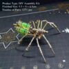 DIY Mechanical Spider Metal Model Kit 3D Puzzles Cyberpunk Insects Assembly Creative Handmade Metal Puzzles