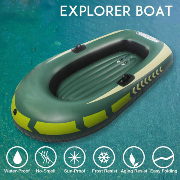 b58360389457e8c0 PVC Iatable Single/Double Person Kayak High Quality Canoe Motor Boat Suitable For Fishing Rafting Diving Water Transport