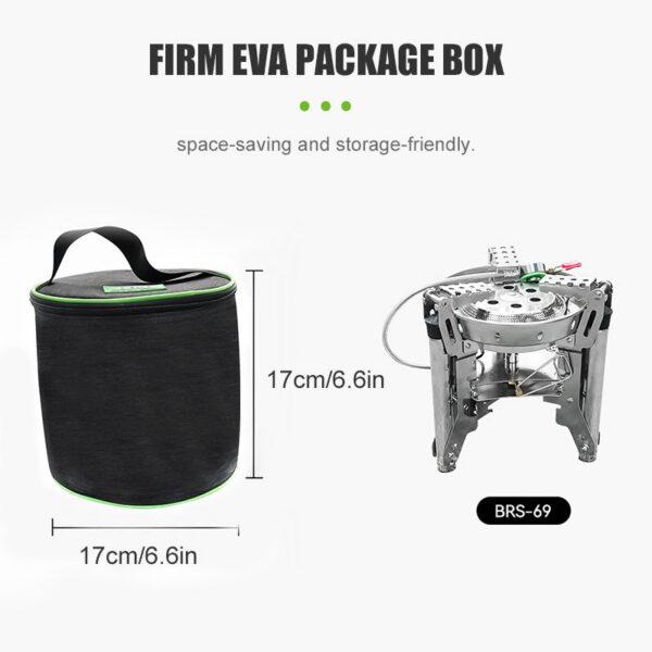 b58b5ef26df82efc BRS-69 High Power 4360W Outdoor Adjustable Height Foldable Gas Burner Camping Picnic Windproof Stove Cooking Accessory