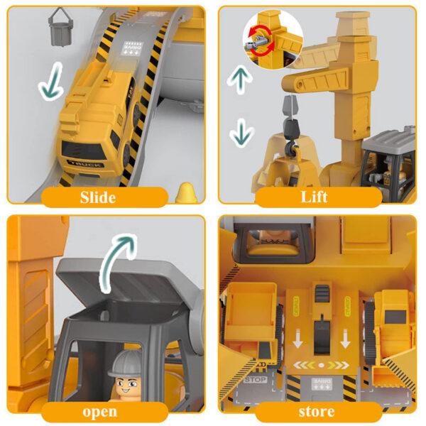 b5936268ba2b6c47 Kids Engineering Vehicle Electric Drill Tool Toys Match Children Educational Assembled Sets Tools For Boys Nut Building Gift