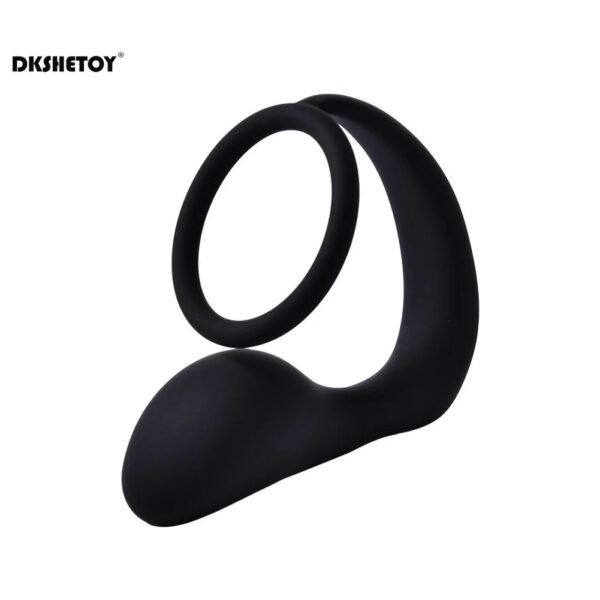 b59517d347c8a625 Male Prostate Massager Anal Plug Adults Products Prostate Stimulator Delay Ejaculation Cock Rings Penis Ring Sex Toys for Couple