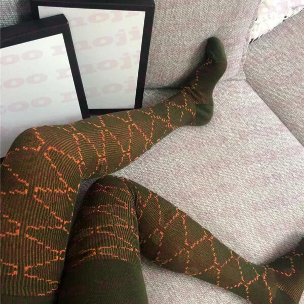 Letters Womens Leggings Tights Designer Socks Stockings Thicken Winter Keep Warm Pantyhose For Lady