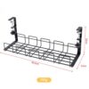 b5c8c3cce09996d0 Under Table Rack Metal Cable Management Tray Home Office Desk Wire Organizer No Punching Kitchen Storage Accessories