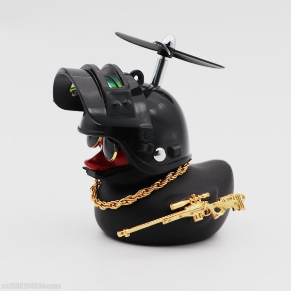 b5ceb81a55a5358d Broken Wind Rubber Motor Yellow with Helmet Auto Accessories Duck In The Car Interior Decoration