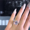 b640f8bffba5226f choucong Promise Ring sterling Sier Cushion cut 3ct Diamond Engagement Wedding Band Rings For Women men Jewelry