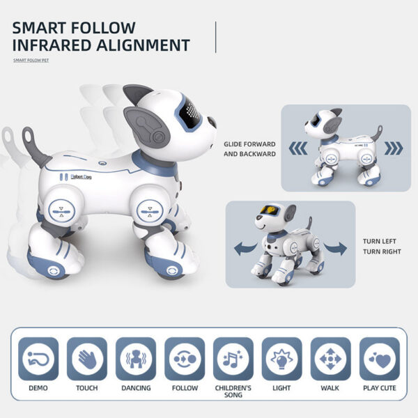 b64f429a2250be3b Intelligent Remote Control Robot Dog Electronic Stunt Voice Command Programmable Touch-sense Music Song Children's Toys for Boys