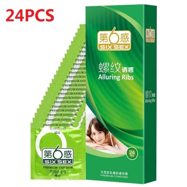 b65819e87243a5e4 24/30pcs Super Ultra Thin Condoms Intimate Good Sex Products Condone Sex Product Natural Latex Penis Sleeve Long-lasting for Men
