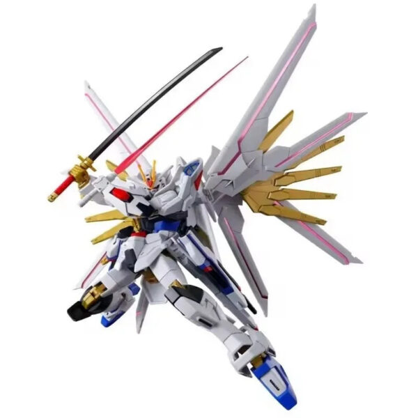 b6649a7b9a25c1d2 Bandai Original MODEL KIT GUNDAM HG MIGHTY STRIKE FREEDOM GUNDAM 1/144 Anime Action Figure Assembly Toys Model Gifts for Boys