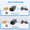Barcode Wireless 1D 2D Code Scanner USB Bluetooth Mini Pocket QR Reader IOS Android Windows for Mobile Payment