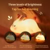 b66811e9b52bf2e3 Cute LED Night Light Touch Sensor Cartoon Kid's Nightlights Silicone Child Holiday Christmas Gift Bedside Lamp Bedroom Decor