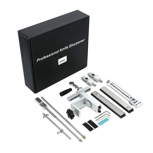S09 Professional kitchen chef knives and accessories Knife sharpener machine with diamond rolling sharpener sharpening stone