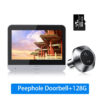 WSDCAM 4.3Inch LCD Video Peephole Doorbell Camera IR Night Vision Video Eye Door Bell Visual Doorbell Smart Home Outdoor Camera