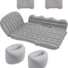 Luxury Air Mattress Car Sleeping for Dodge Ram 1500 Classic Model/3500 Jump Seat, 3 Min Fast Blow up, Inflatable Car Air Mattress Back Seat Bed for Home Car Travel Camping,C Grey