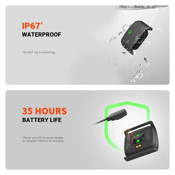 b6b68fdb85aa0ae6 COOSPO HW9 Armband Heart Rate Monitor with HR Zones/Calories HRM Sensor Fiess Cycg BLE5.0 ANT+ for Peloton,Zwift,Wahoo