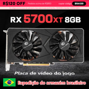 b6c46afad40c9218 MLLSE AMD RX XT 8GB Placa De Graphics GPU GDDR6 256-bit 7nm game Video Card rtx 5700 xt 8gb Support Desktop CPU