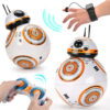 RC 2.4G Radio Remote Control With Sound Watch Gesture Induction Sensor Intelligent Robot Car Model Kid Electronic Toy Gift