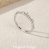 b6db8803242844f9 MODIAN 925 Sterling Silver Original Design Rings Simple Double Layer Line Round Clear CZ Finger Rings For Women Fine Jewelry