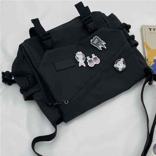 b6e977dfb4568926 Nylon Handbags Shoulder Large Capacity Crossbody For Teenager Messenger Bag Student School Bags
