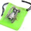 BRS Stove BRS 3000T Stove Titanium Ultralight Backpacking Stove Portable Propane Camping Stove Gas Burner Camp Stove only 26g with Extra O Ring (BRS-3000T Stove)