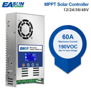 b6f7b3ab3027958c EASUN POWER 60A MPPT Solar Charge and Discharge Controller 12V 24V 36V 48VAuto for Max PV 190VDC Lead Acid Lithium Battery